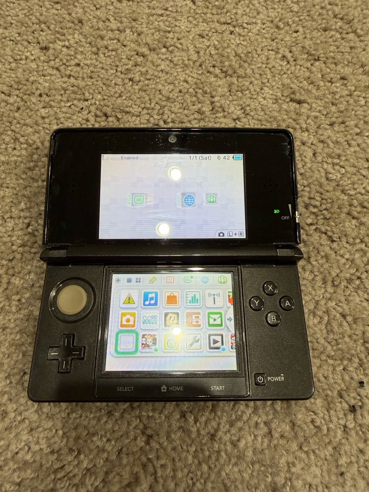 Nintendo 3DS Cosmo Black Handheld System – Cosmo Black