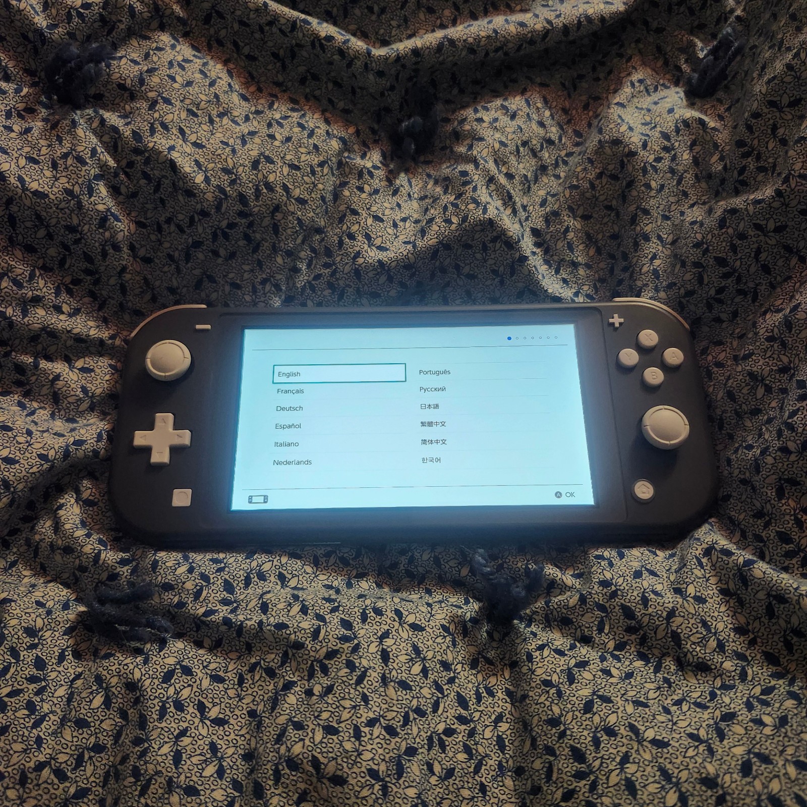 Nintendo Switch Lite Grey Console with Carrying Case, no box or charger
