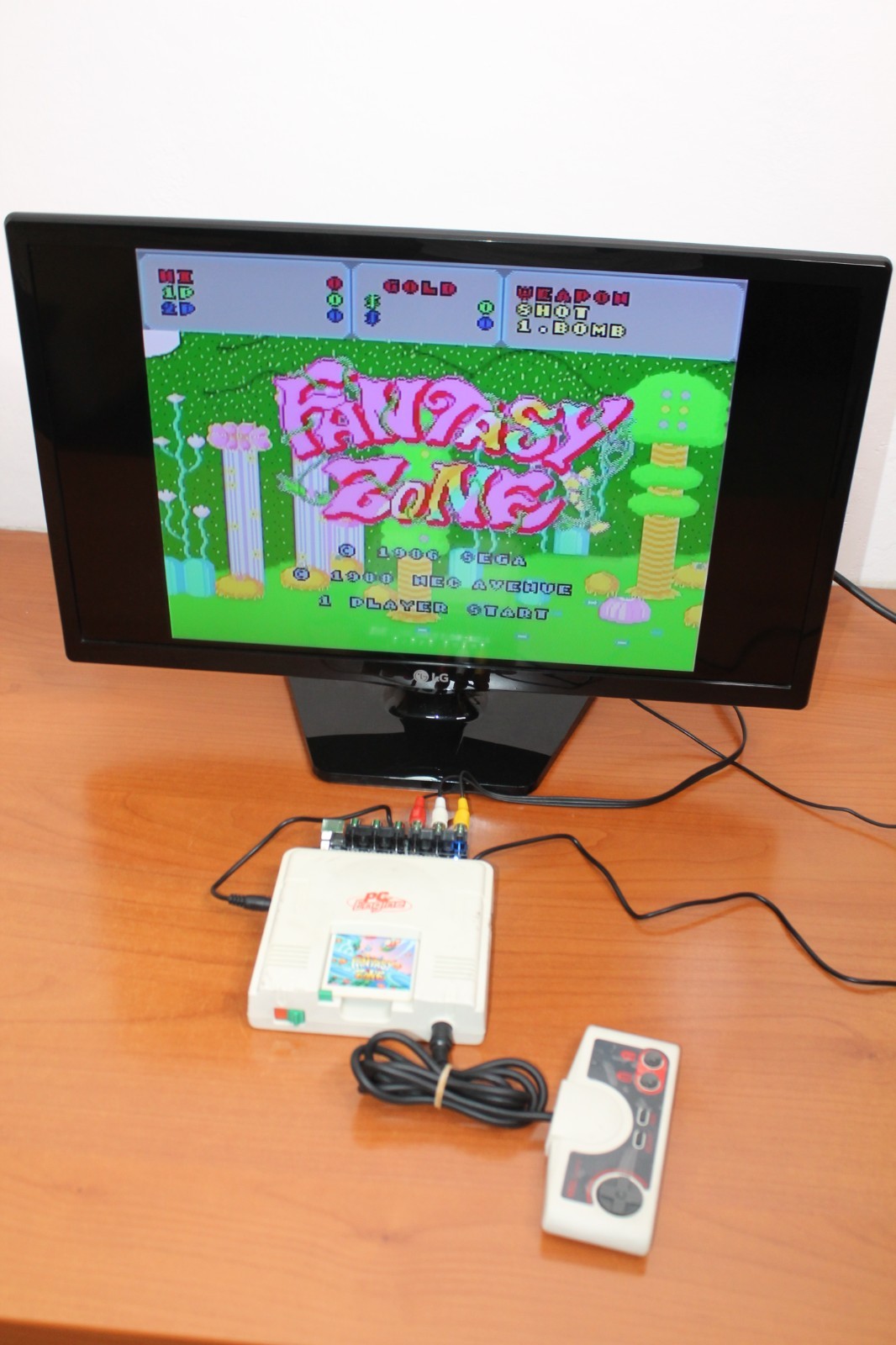 PC ENGINE CONSOLE PCENGINE NEC #3 + New PSU