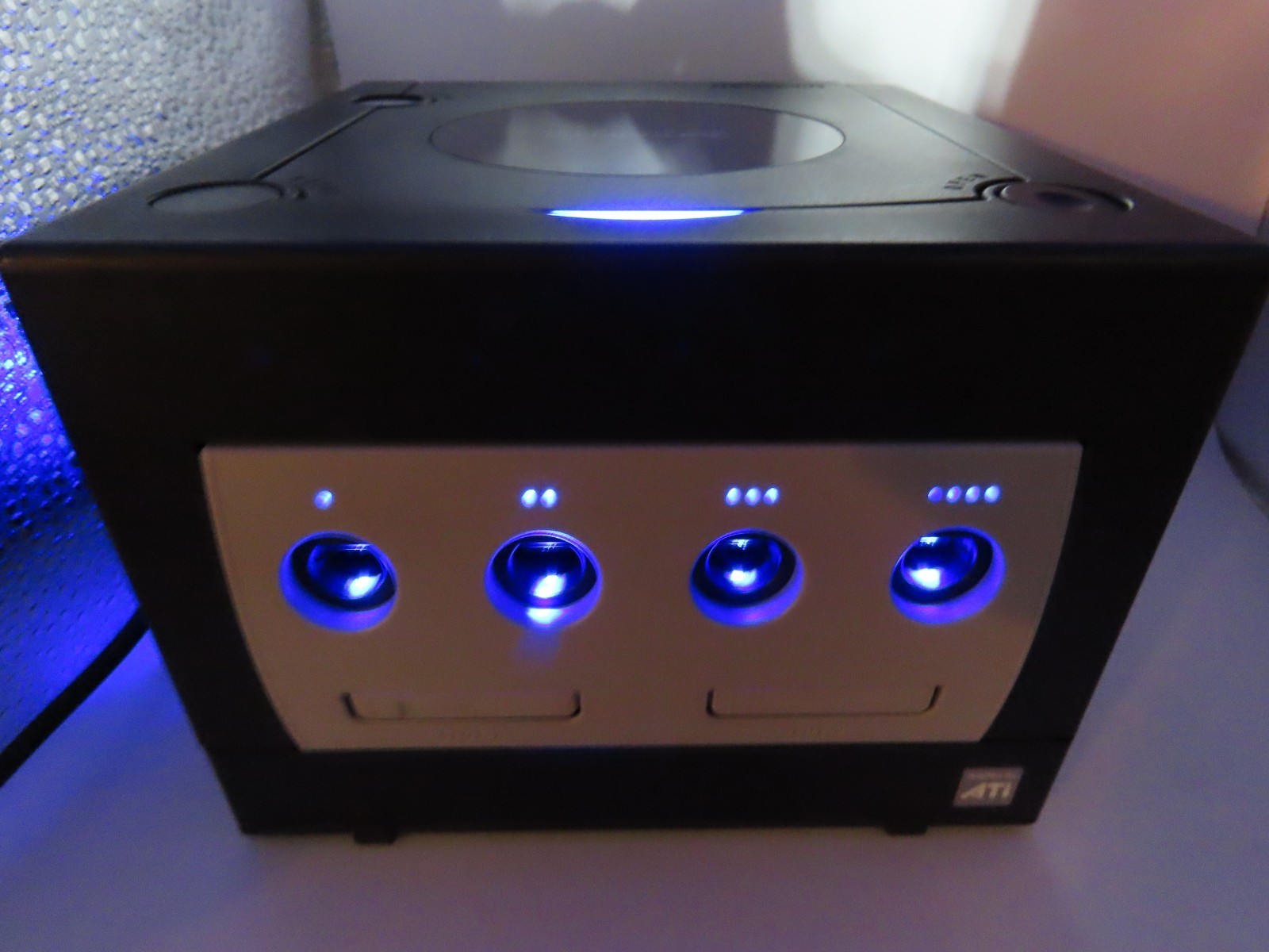 RECAPPED Nintendo GameCube BLUE LED Console Bundle – DOL 001