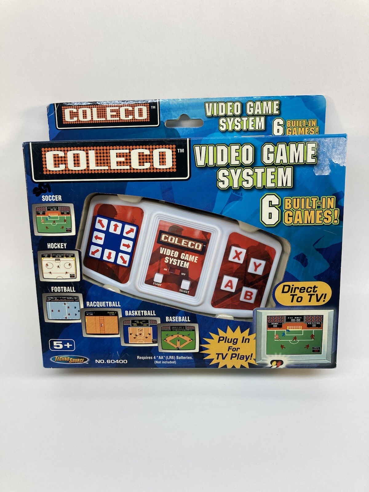 Coleco video game System-6 built in games-2005 techno source-plug & play to TV