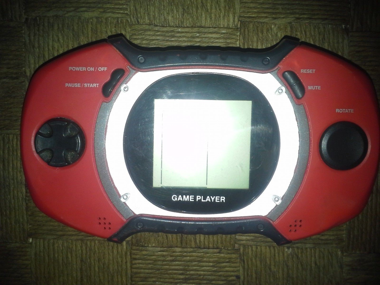 Game Player-Portable-Classic Video Game Console-Hand Held-Red