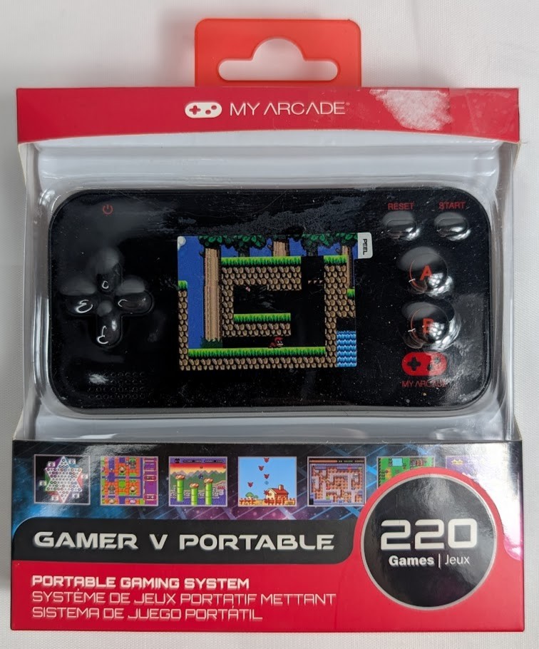 My Arcade Gamer V Portable Gaming System w/ 220 Built-In Retro Style Games