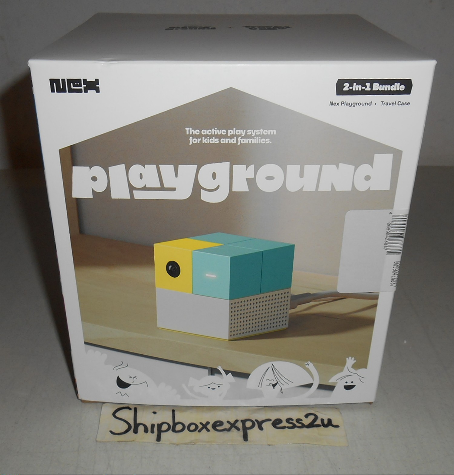 NEX PLAYGROUND + TRAVEL CASE NEW ACTIVE PLAY SYSTEM KIDS FAMILIES 2 IN 1 BUNDLE