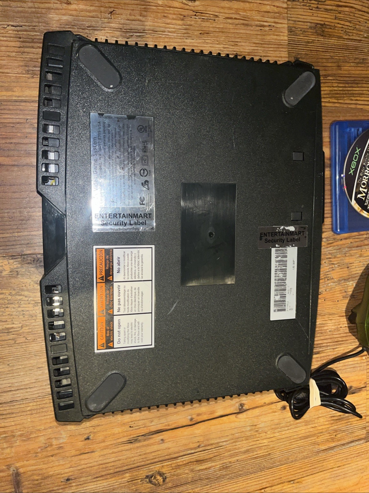 Microsoft Original Xbox Classic OG Console Controller Game For Parts Or Repair