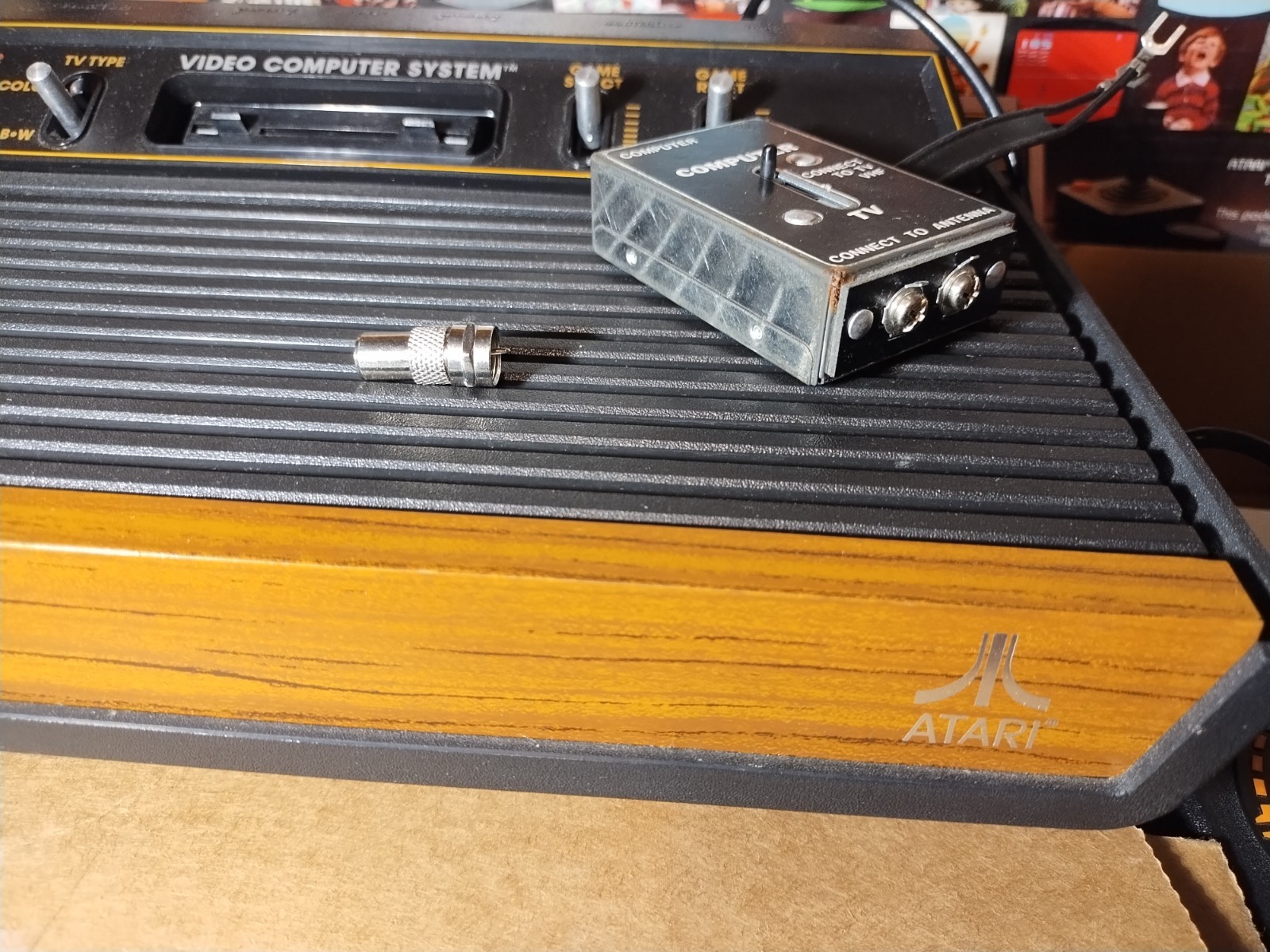 Atari 2600 VCS Console System in Box w Games Tested
