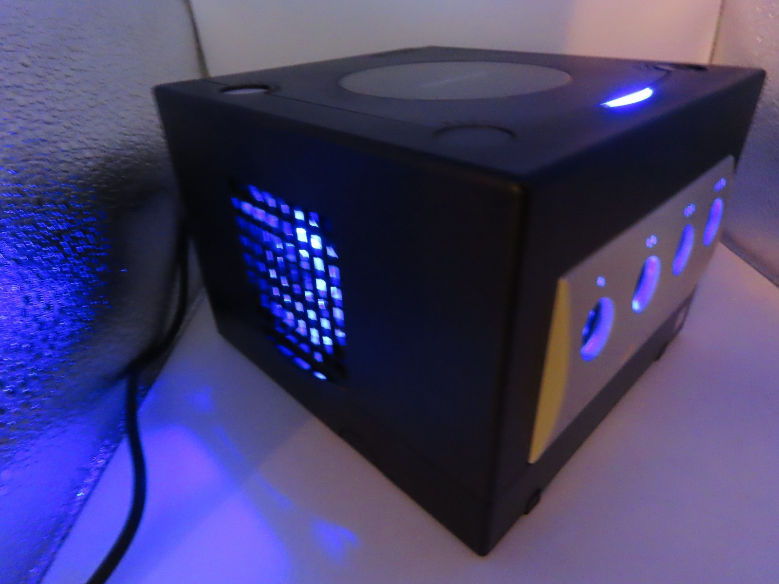 RECAPPED Nintendo GameCube BLUE LED Console Bundle – DOL 001