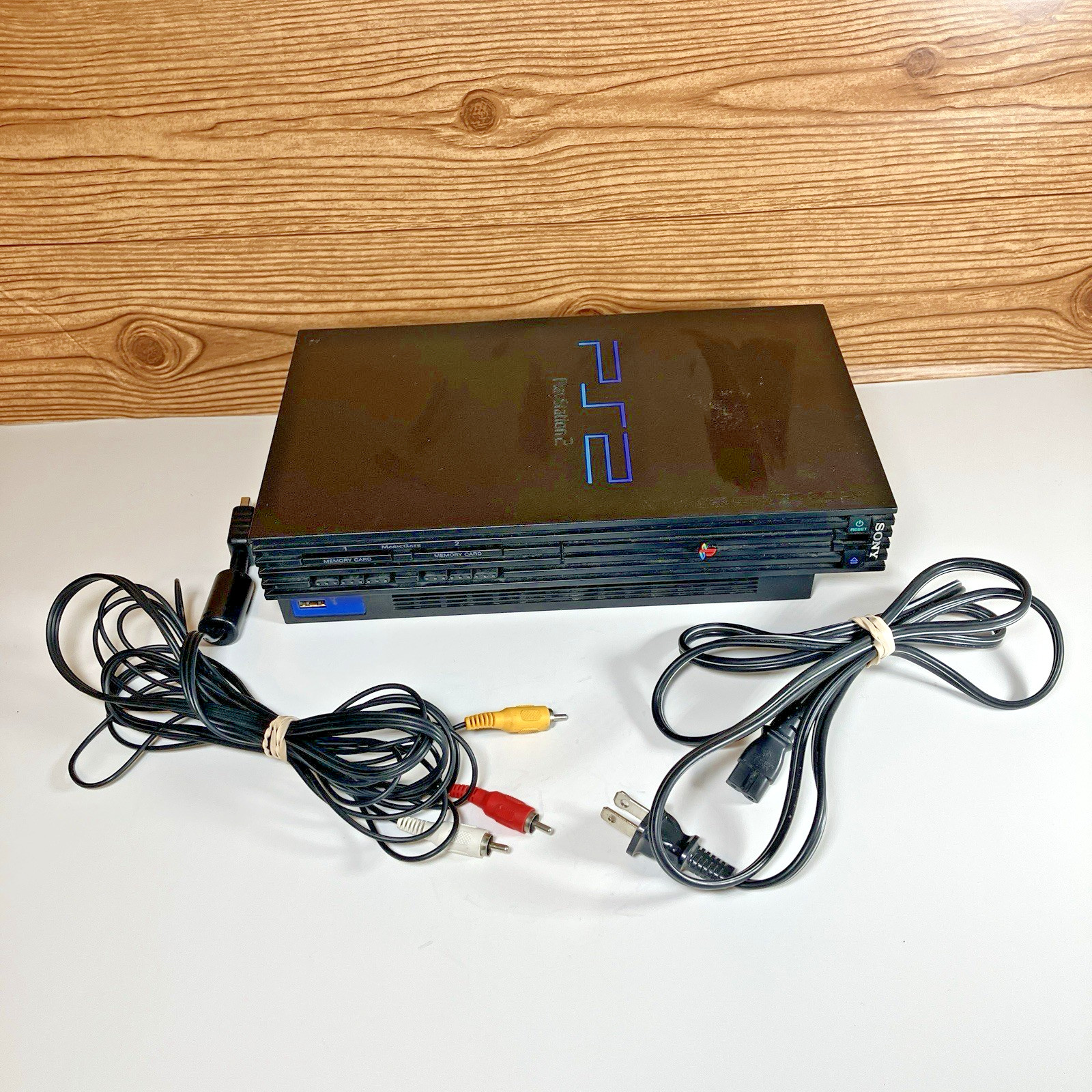 Sony PlayStation 2 PS2 Console SCPH-50001 w/ AV & Power Cord TESTED