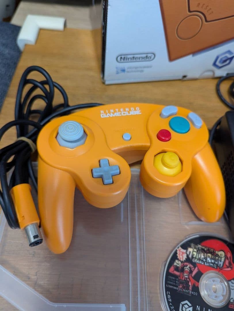 GameCube Spice Orange Complete Set Serial Matched Used