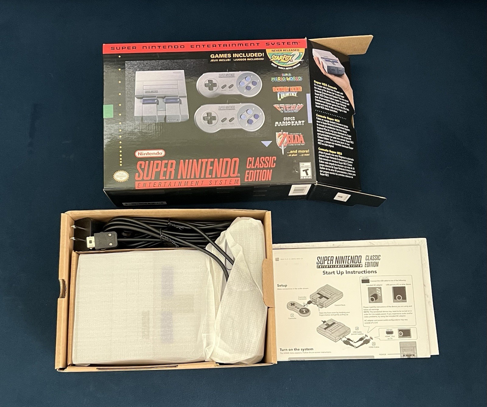 Nintendo Super Entertainment System Classic Game Console – Gray New