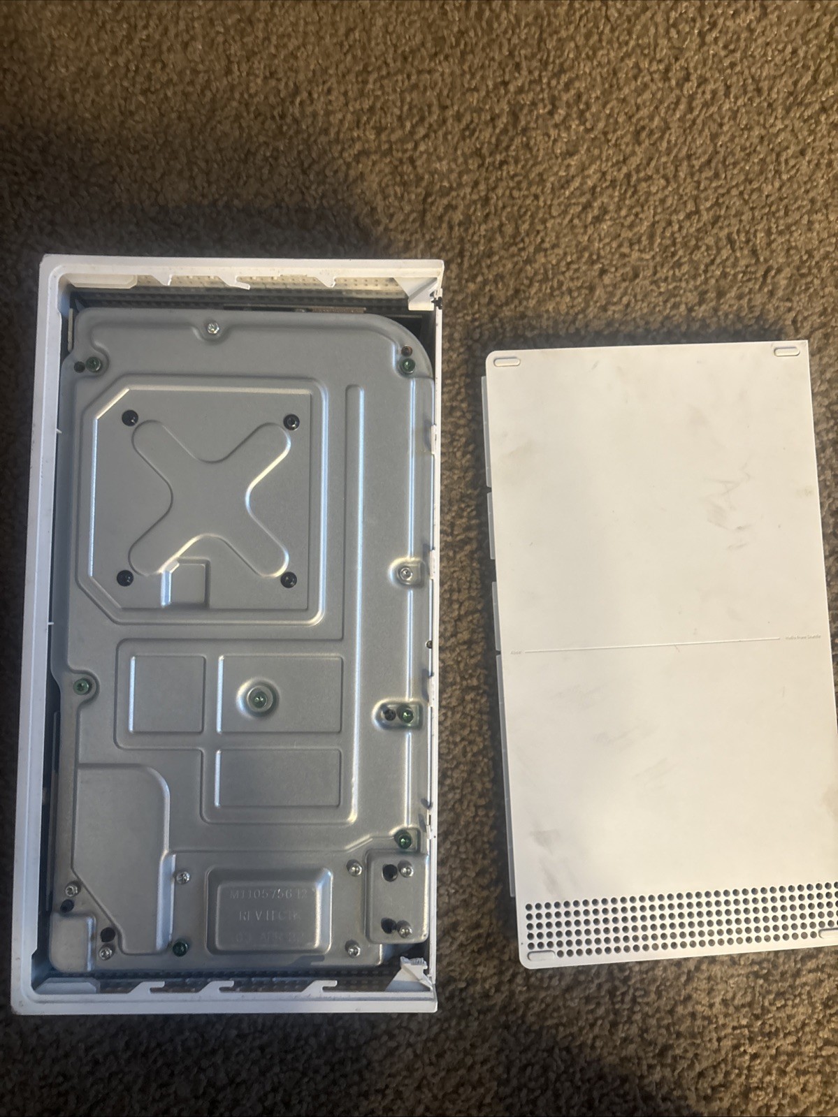 Microsoft Xbox Series S, Condition Used Top Is Broken And Coming Off, Cables In
