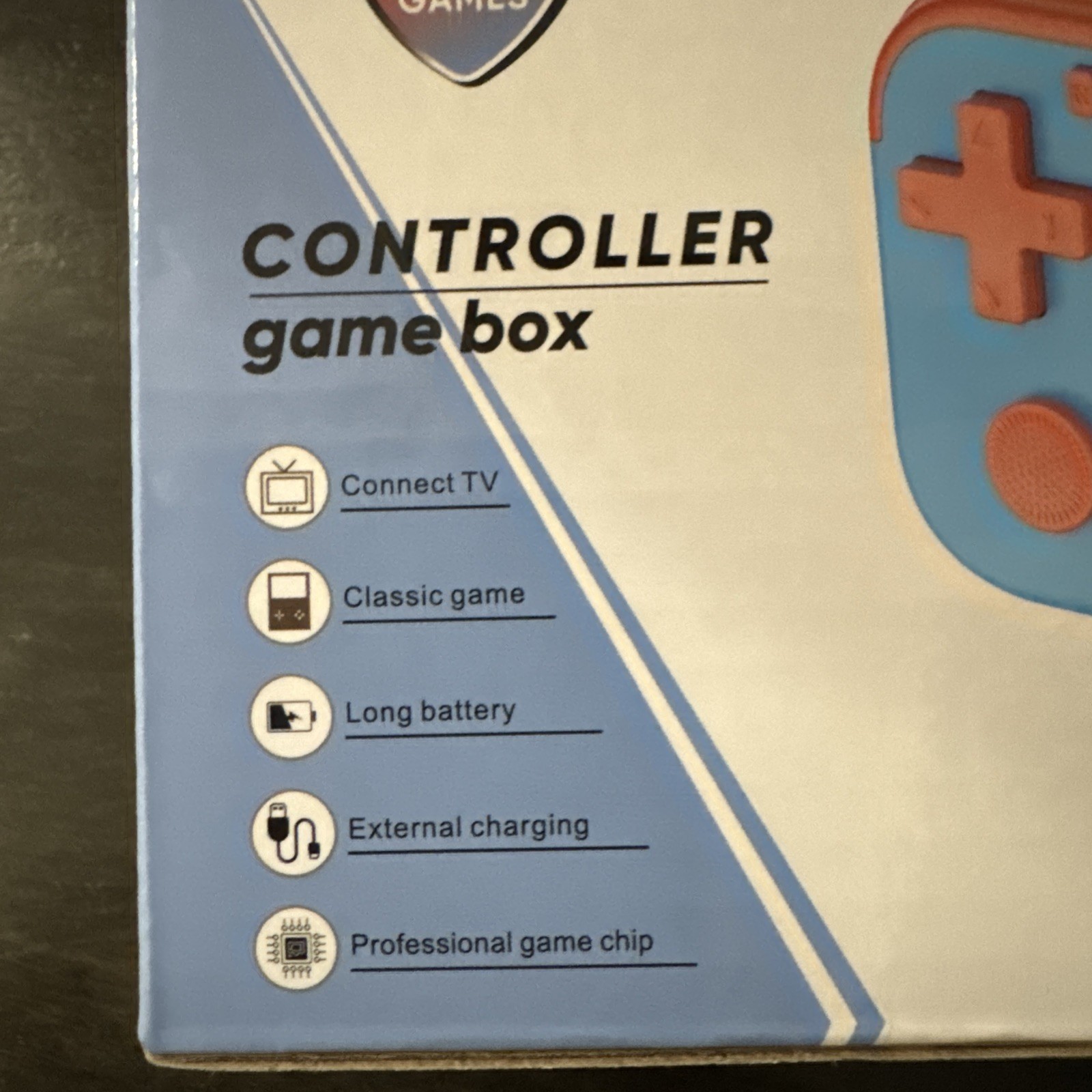 F5 Games Controller Game Box Game Console 620 Games With Rechargeable Batteries