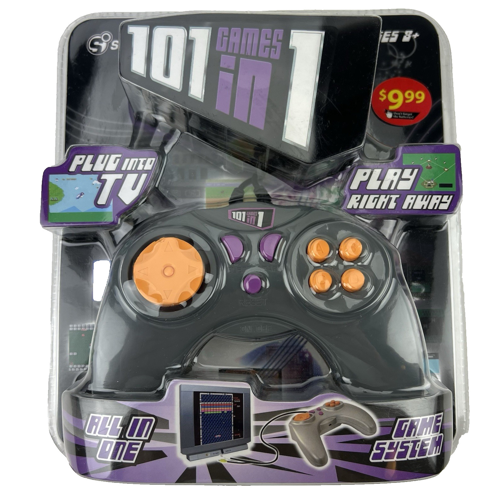 101 GAMES IN 1 – All In One Game System – Plug And Play On TV – Brand New!
