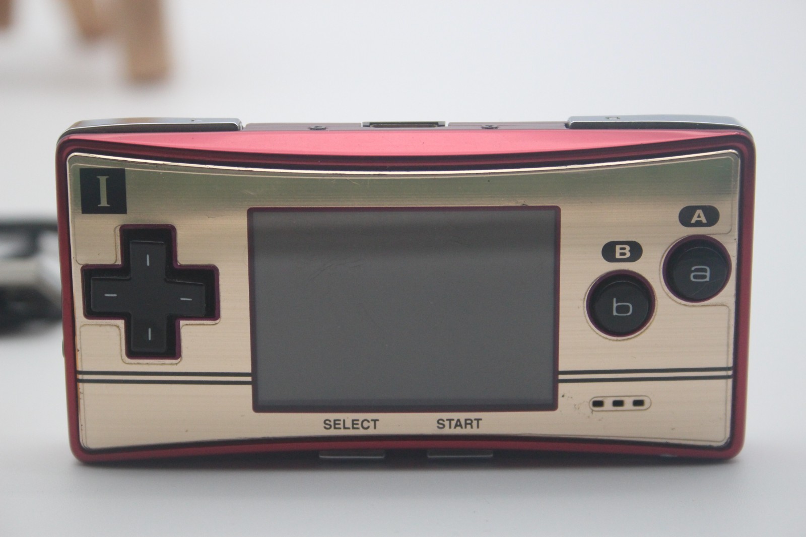 Nintendo GameBoy Micro Console Famicom 20th Anniversary Edition w/ Super Mario 2
