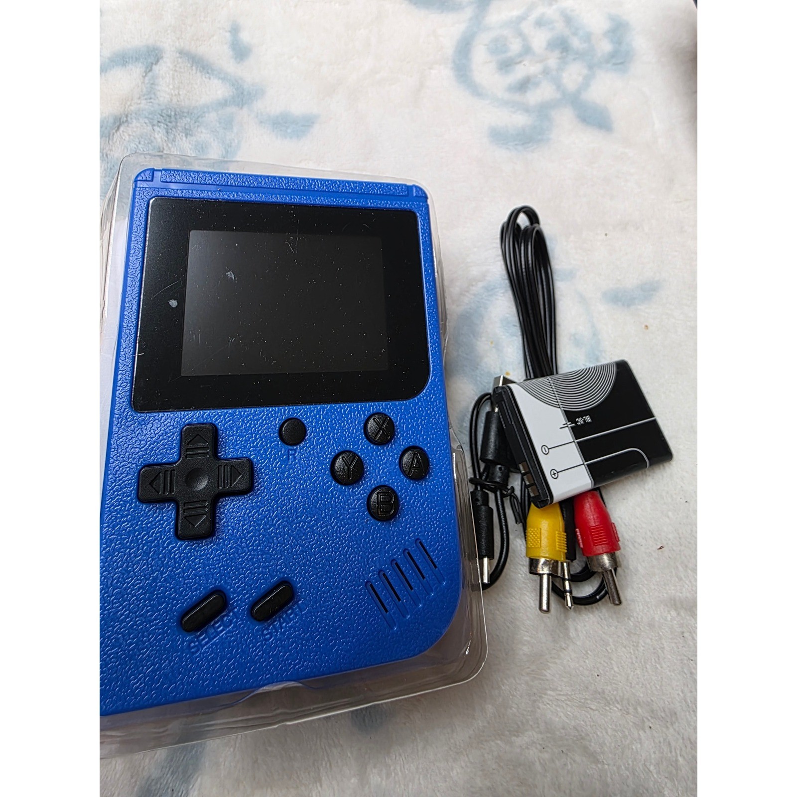 Plus Retro Handheld Game Console 3.0 Inch LCD Blue Digital Game System 400 in 1