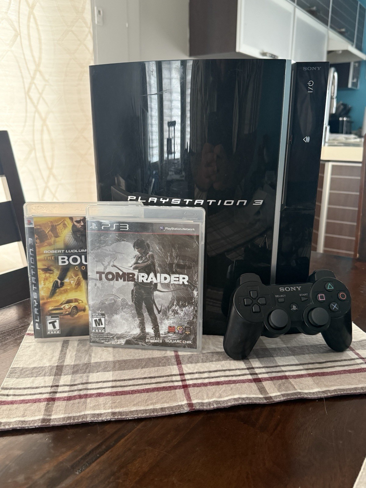 Working PlayStation 3 40GB CECHH01 And Controller With 4 Games (2 MYSTERY GAMES)