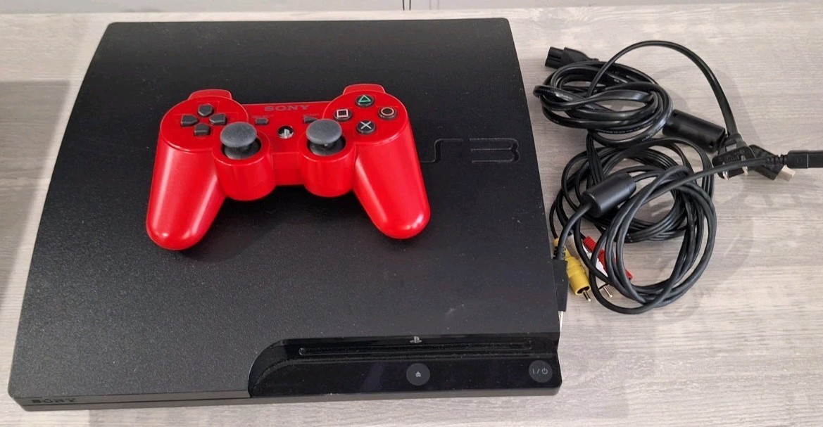 Sony PlayStation 3 Slim Uncharted 3 160GB Charcoal Black Console