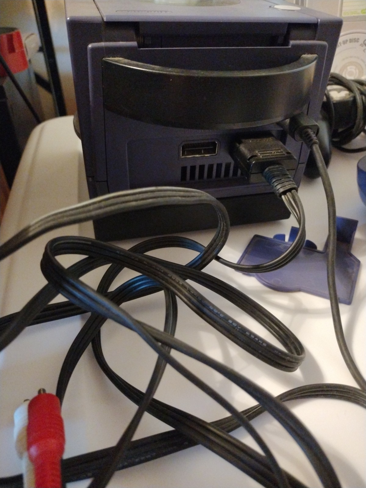 Nintendo GameCube DOL-001 Gaming System – Indigo 2 Controllers Start Up Disc/GBP