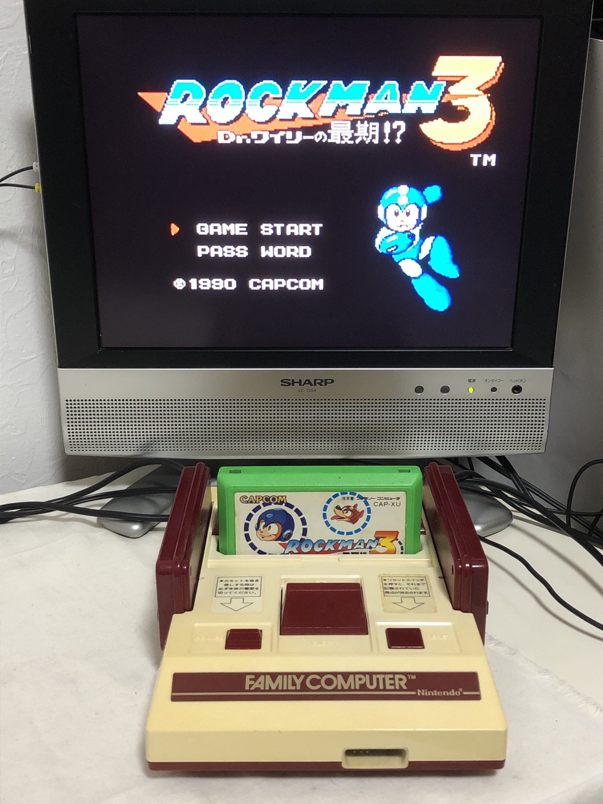 AV Mod Famicom Console Nintendo FC HVC-001 Japan Tested Working H3332458