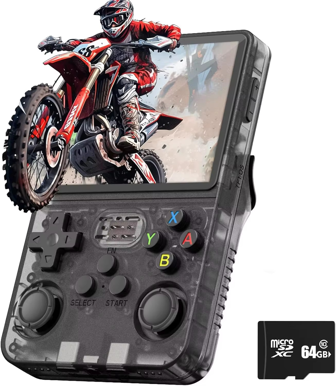 R36S Retro Game Console Handheld Video Arkos 2.0 System 3.5 Inch Single Card Por