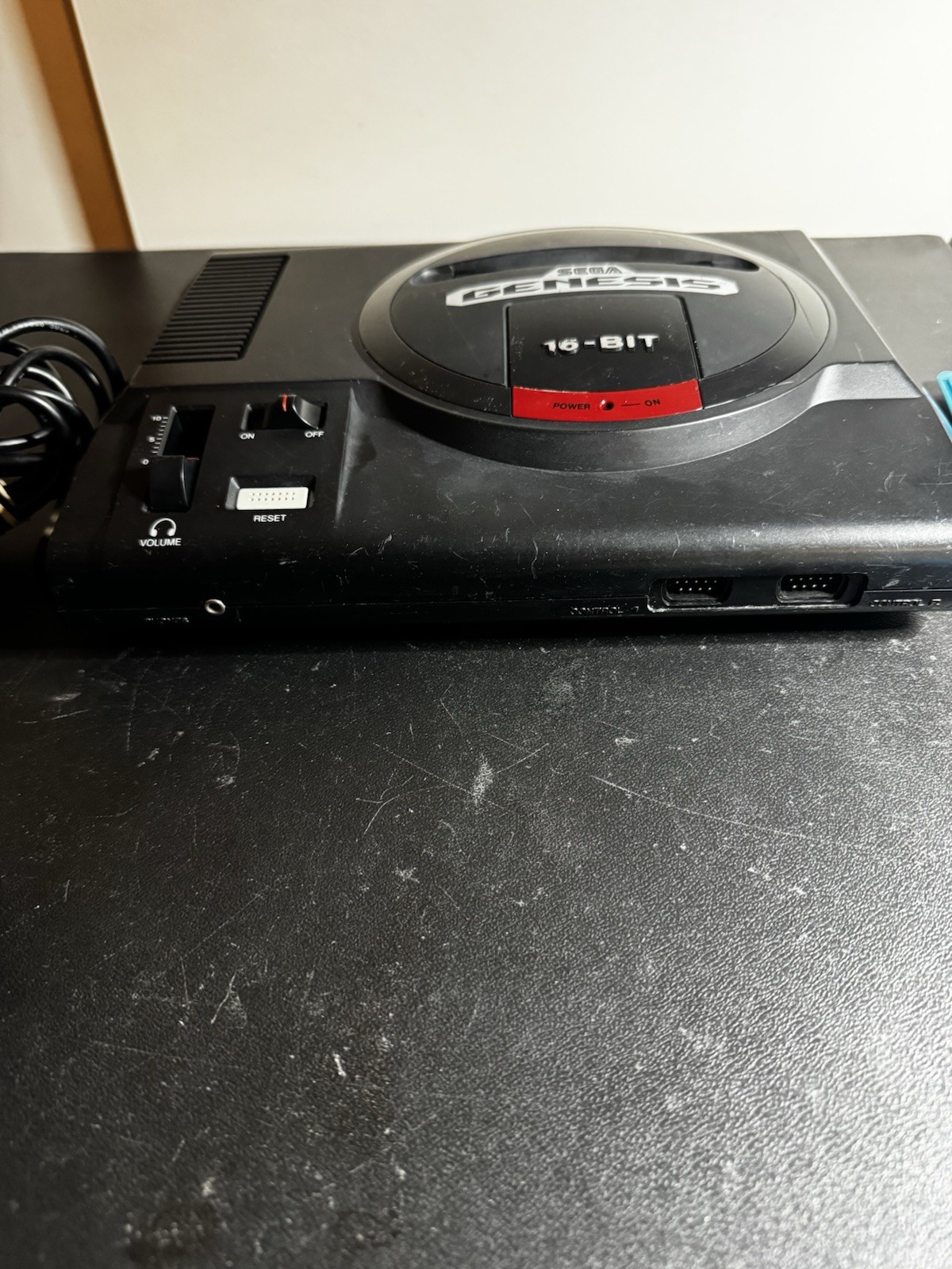 Sega Genesis Model 1 W/ Cables Controllers Games Gargoyles Cleaned Tested Works!