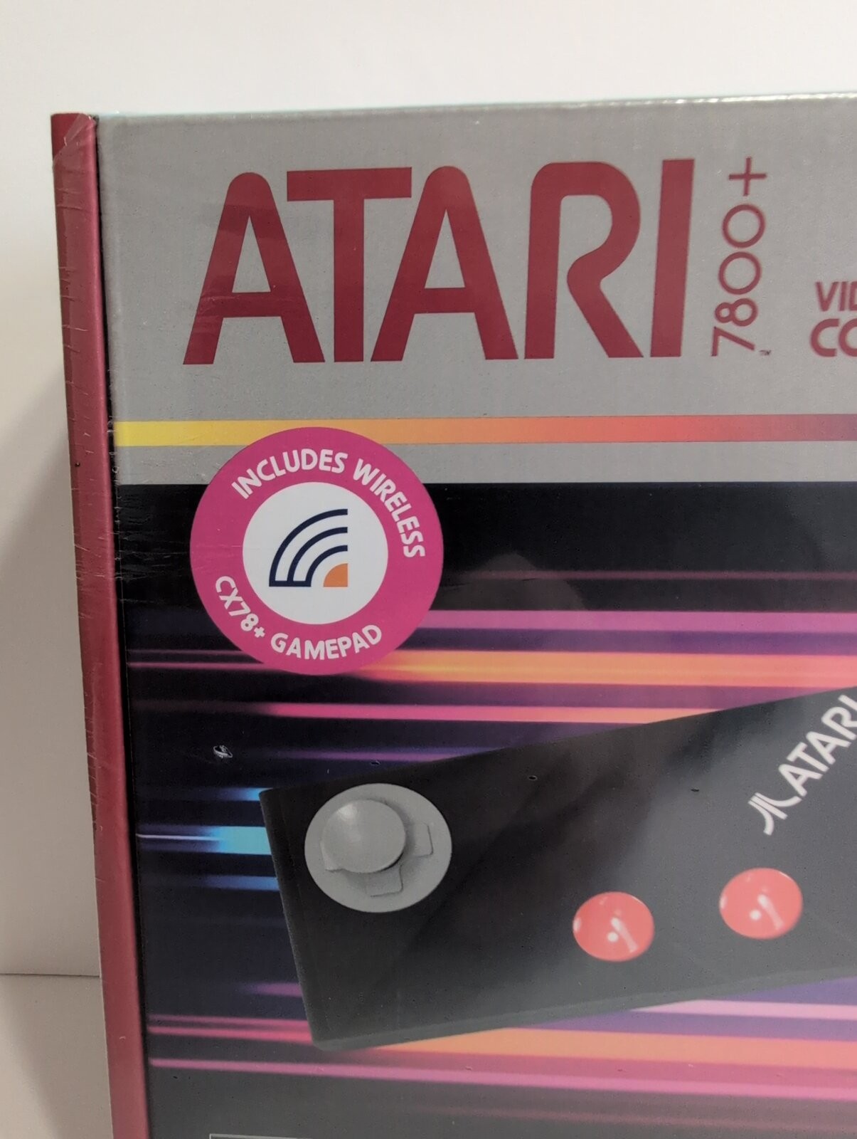 Atari 7800 Plus + Official Console & Wireless Controller – HDMI Output