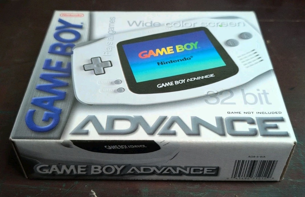 Nintendo Game Boy Advance GBA Console White System CIB, *BEAUTIFUL HIGH GRADE*🔥