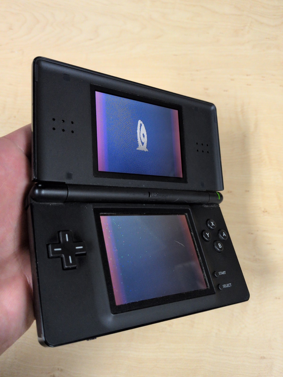 Nintendo DS Lite Black Console Bundle w/ Charger Stylus & 18 Games Tested Workin