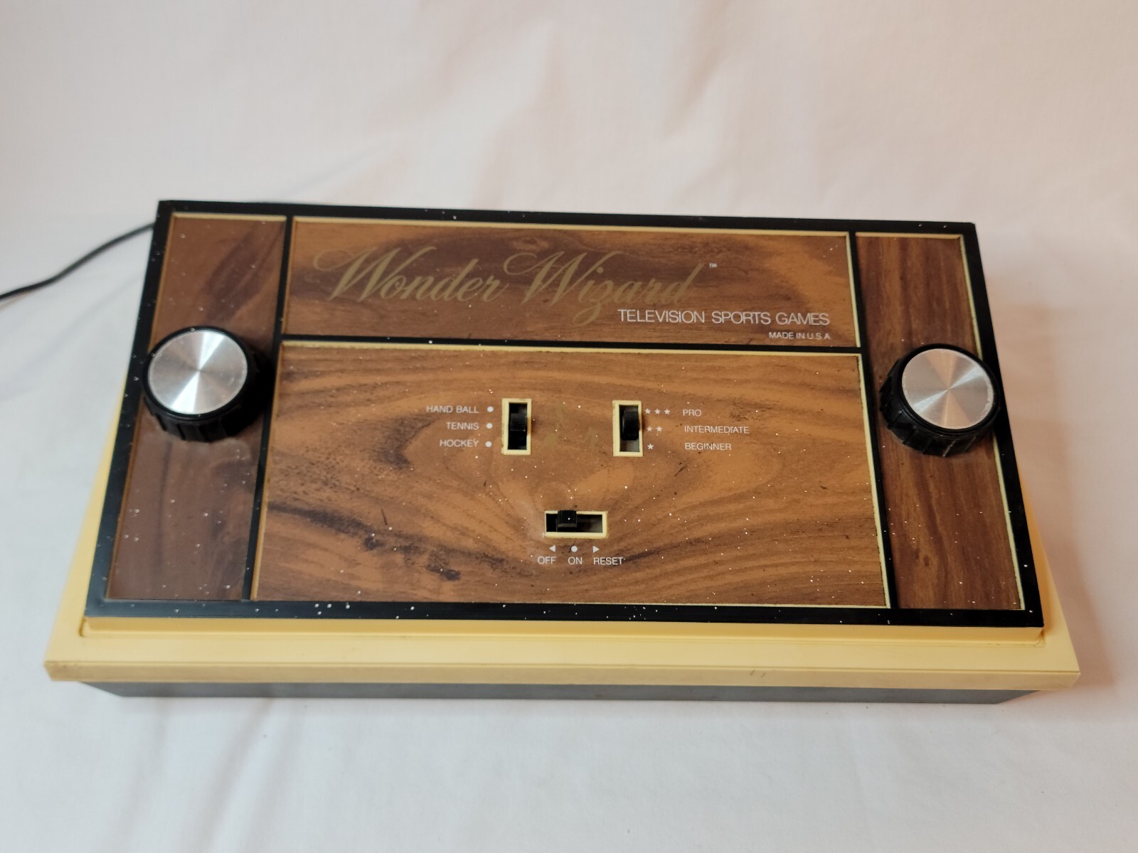 Wonder Wizard Video Game Console BG7702 Pong Vintage GAMING for Television