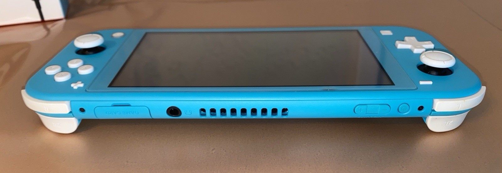Nintendo Switch Lite Turquoise Handheld Console Case /Charger /Big Brain Game