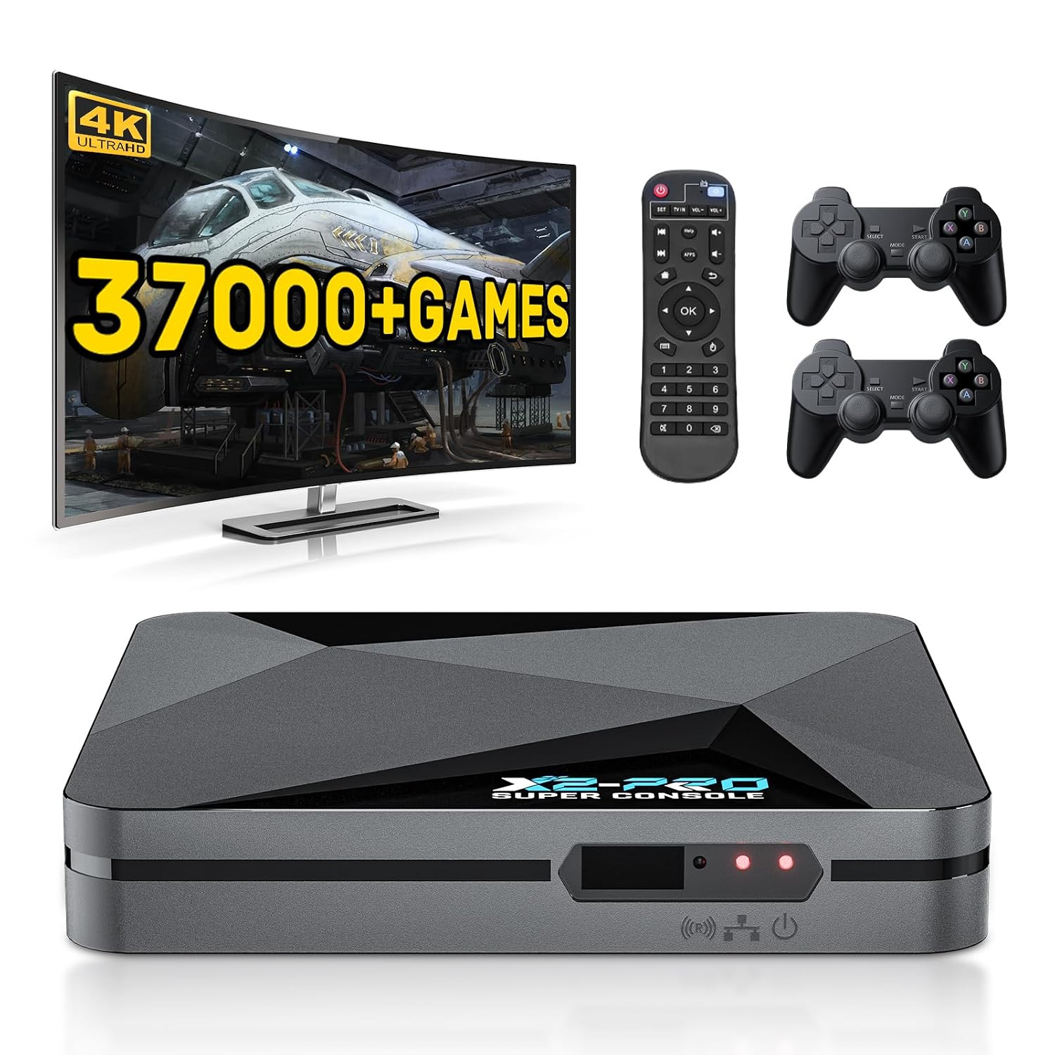 Super Console X2 Pro Retro Game Console with 37000+Gamesvideo Game Console Emuel