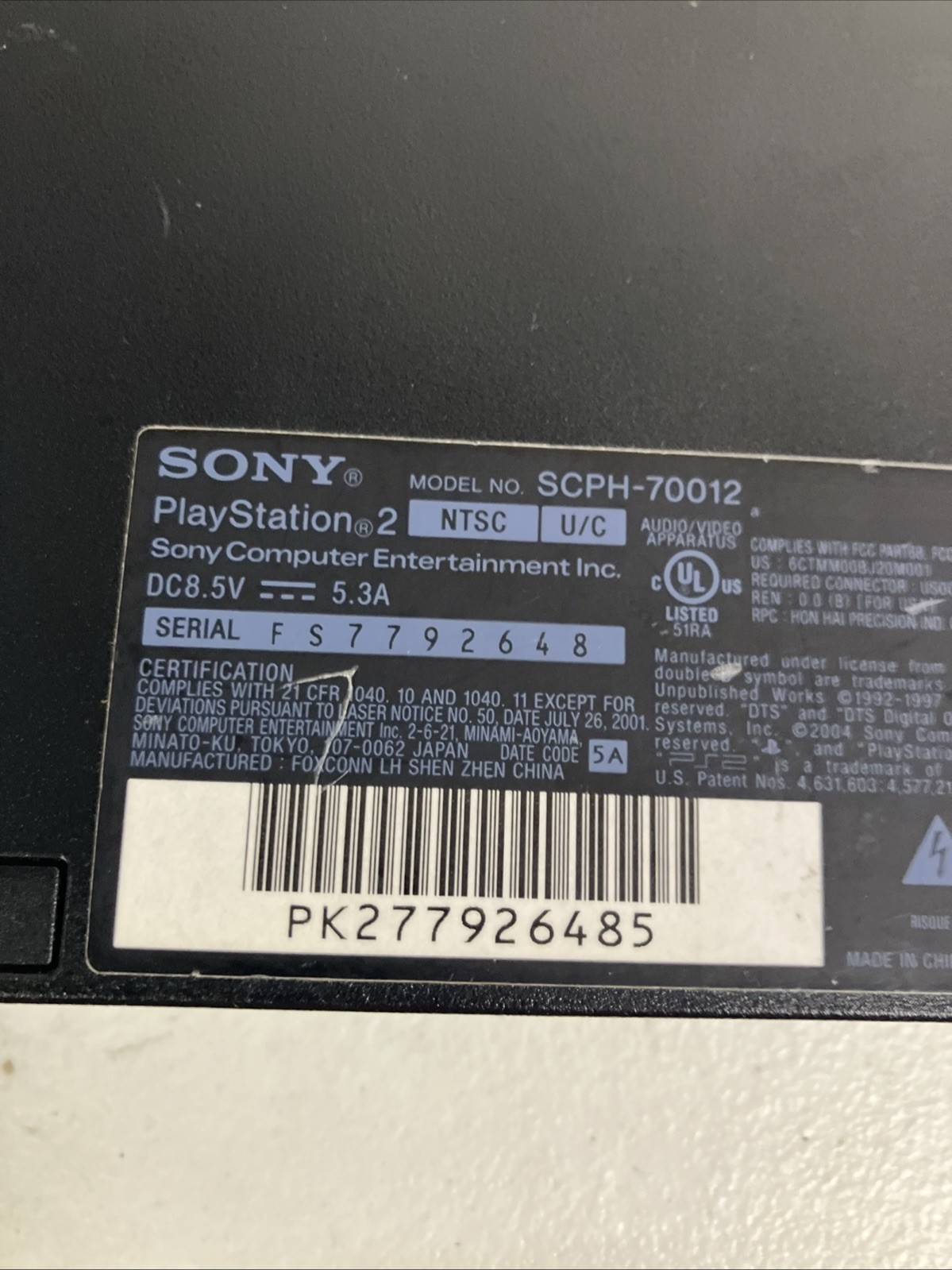 Sony PlayStation 2 PS2 Slim Console SCPH-70012 20 Games GTA 3 Liberty City Stor