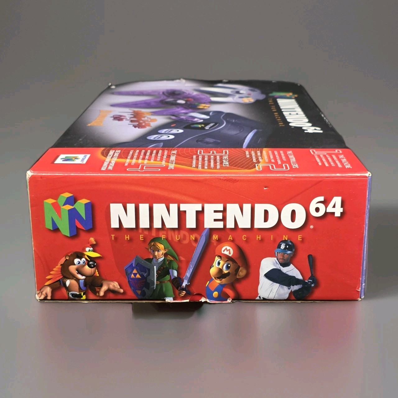 Nintendo 64 N64 Atomic Purple Controller Bundle CIB Box Manuals Expansion Pak