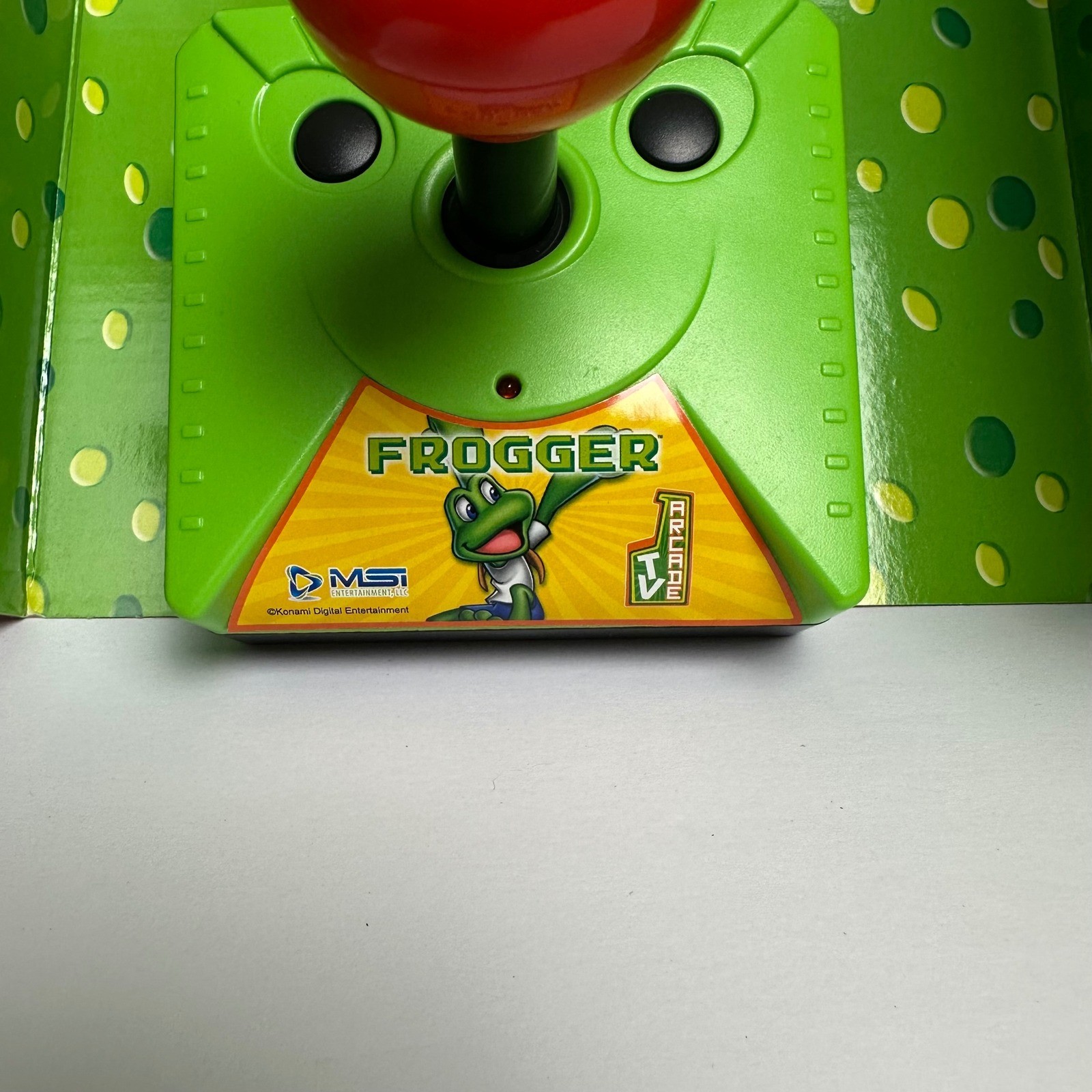 MSI Entertainment Frogger TV Arcade Plug and Play Video Game Retro Joystick