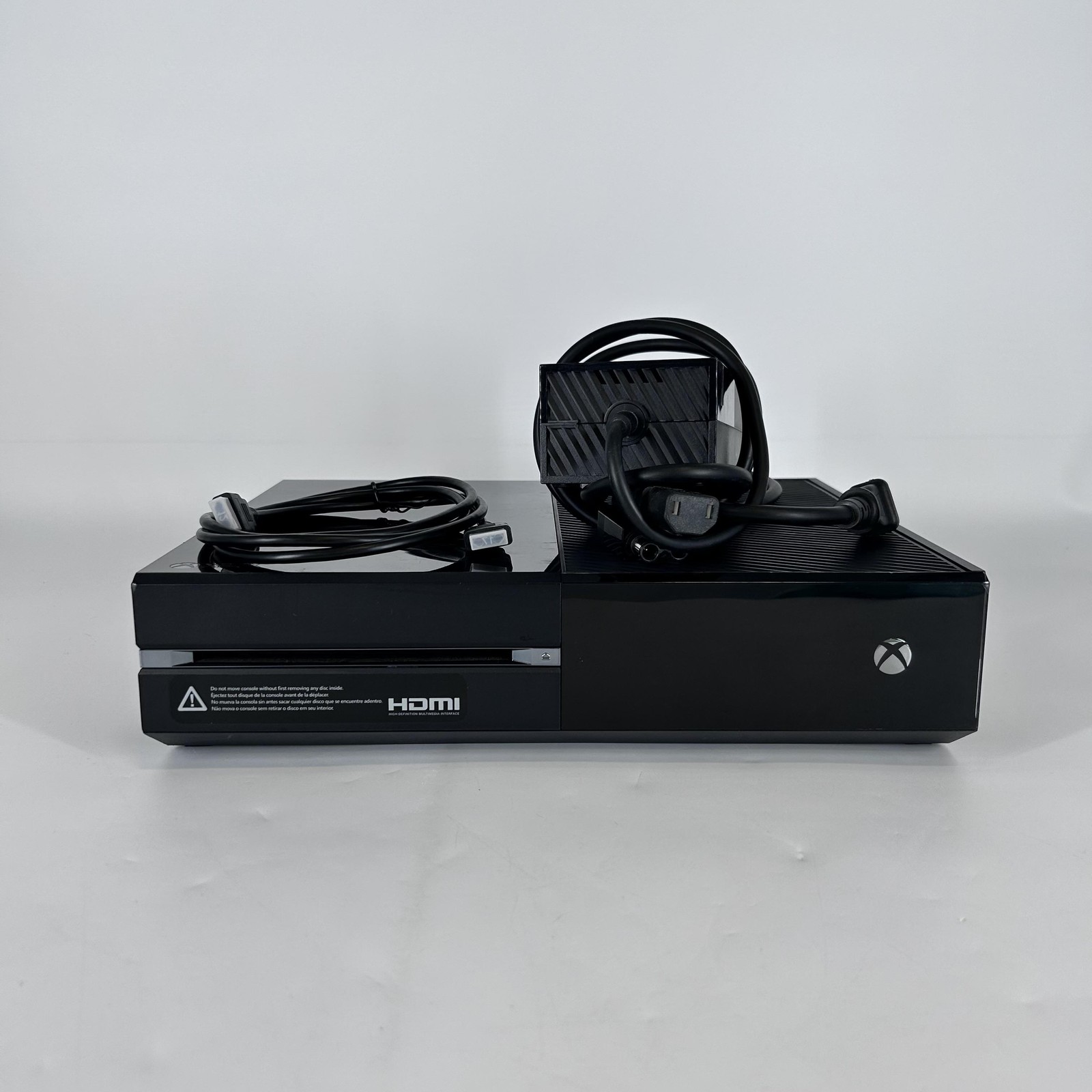 Microsoft Xbox One Console Black 500GB Black w/ Power Cord-Good w/ Speaker Issue
