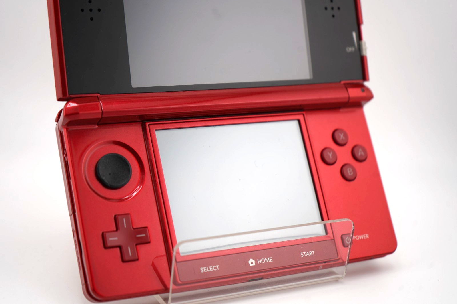 Nintendo 3DS Handheld Console Flame Red (Complete) USA Region, 32GB, With Games
