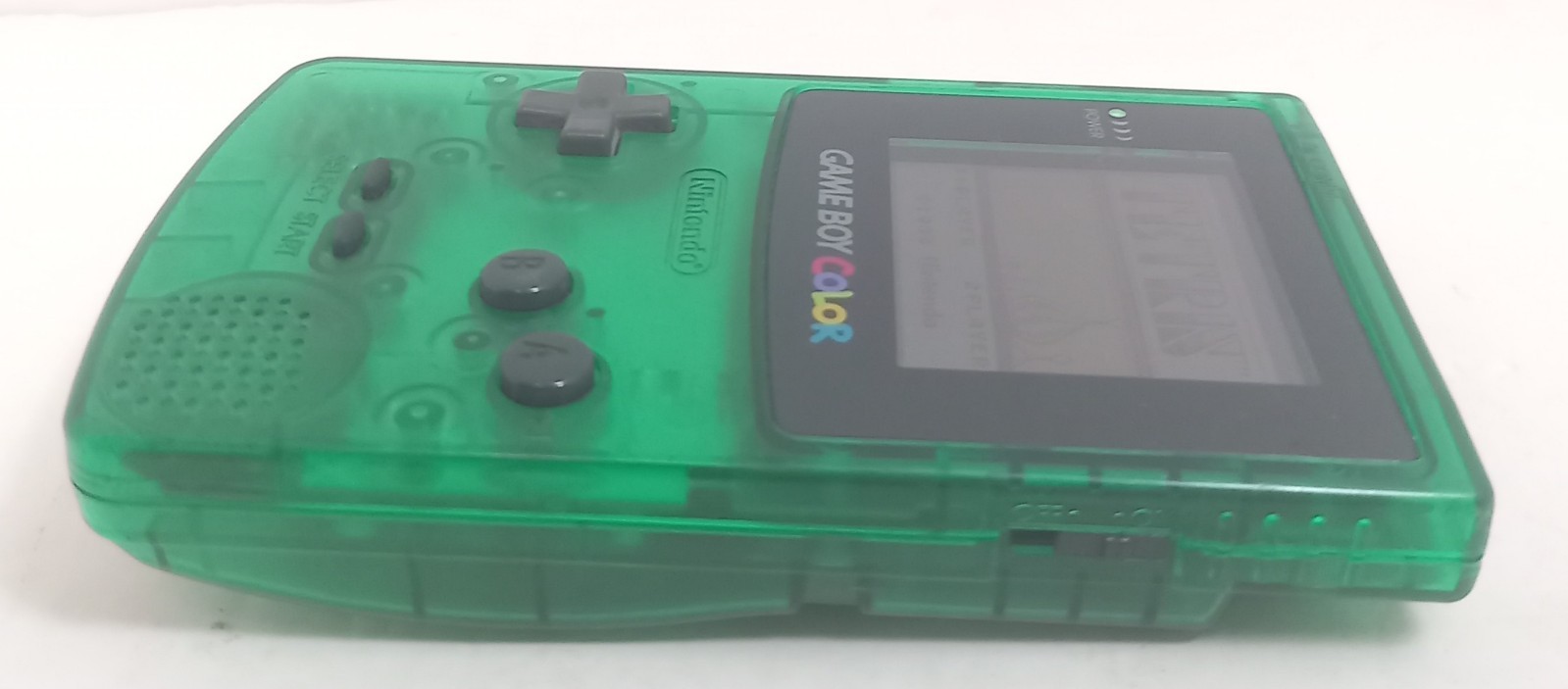 Nintendo Gameboy Color Game Console Clear Green Toysrus Limited Model CGB-001