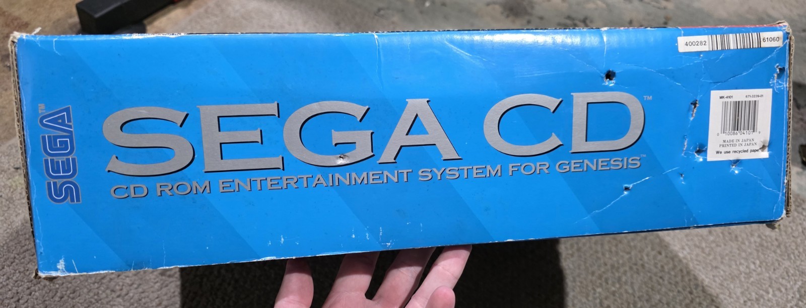 Sega CD Model 2 Console Genesis Bundle Consoles w Controller & Box *TESTED*