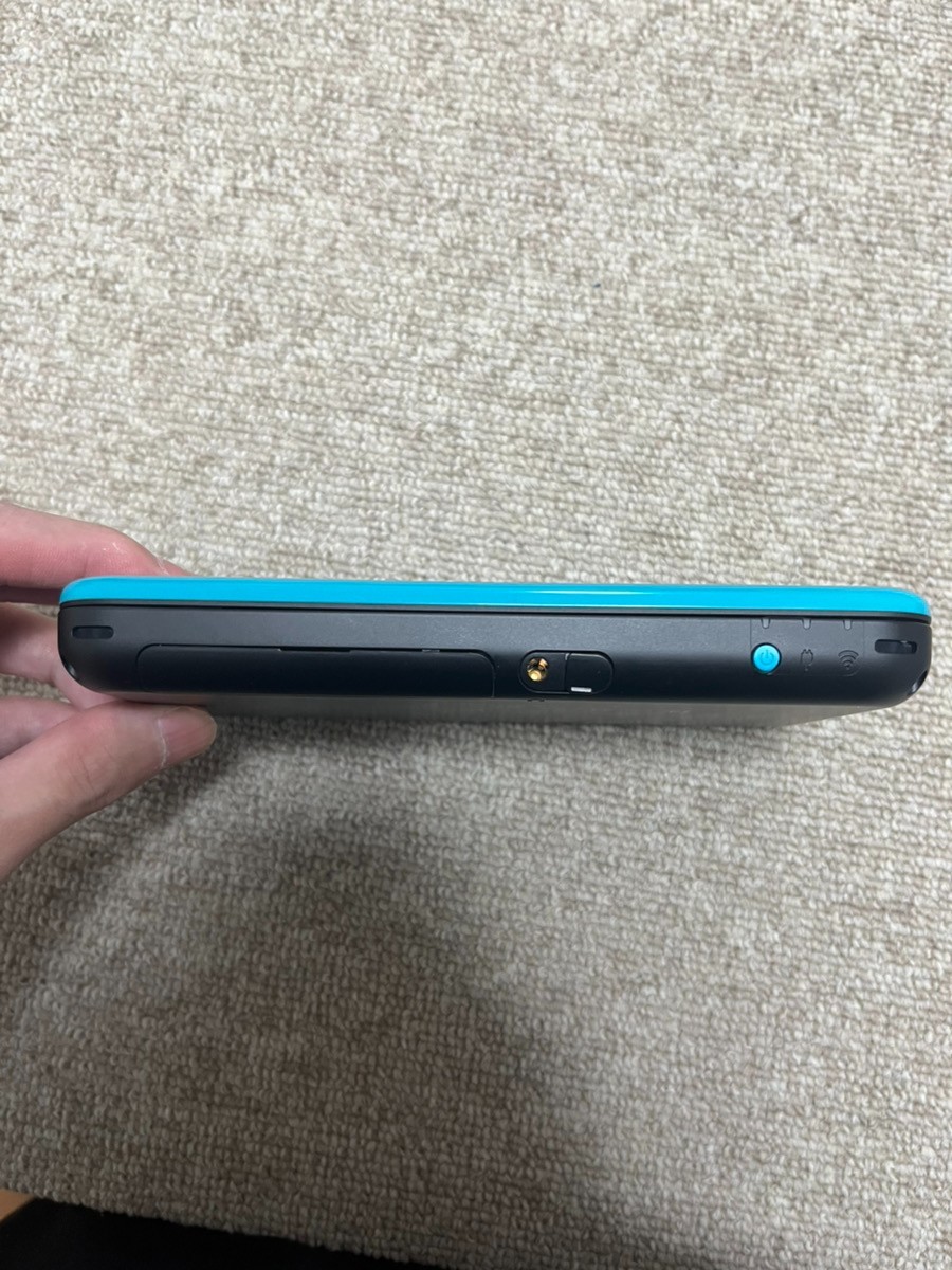New Nintendo 2DS XL LL Black Turquoise Console Japanese B823