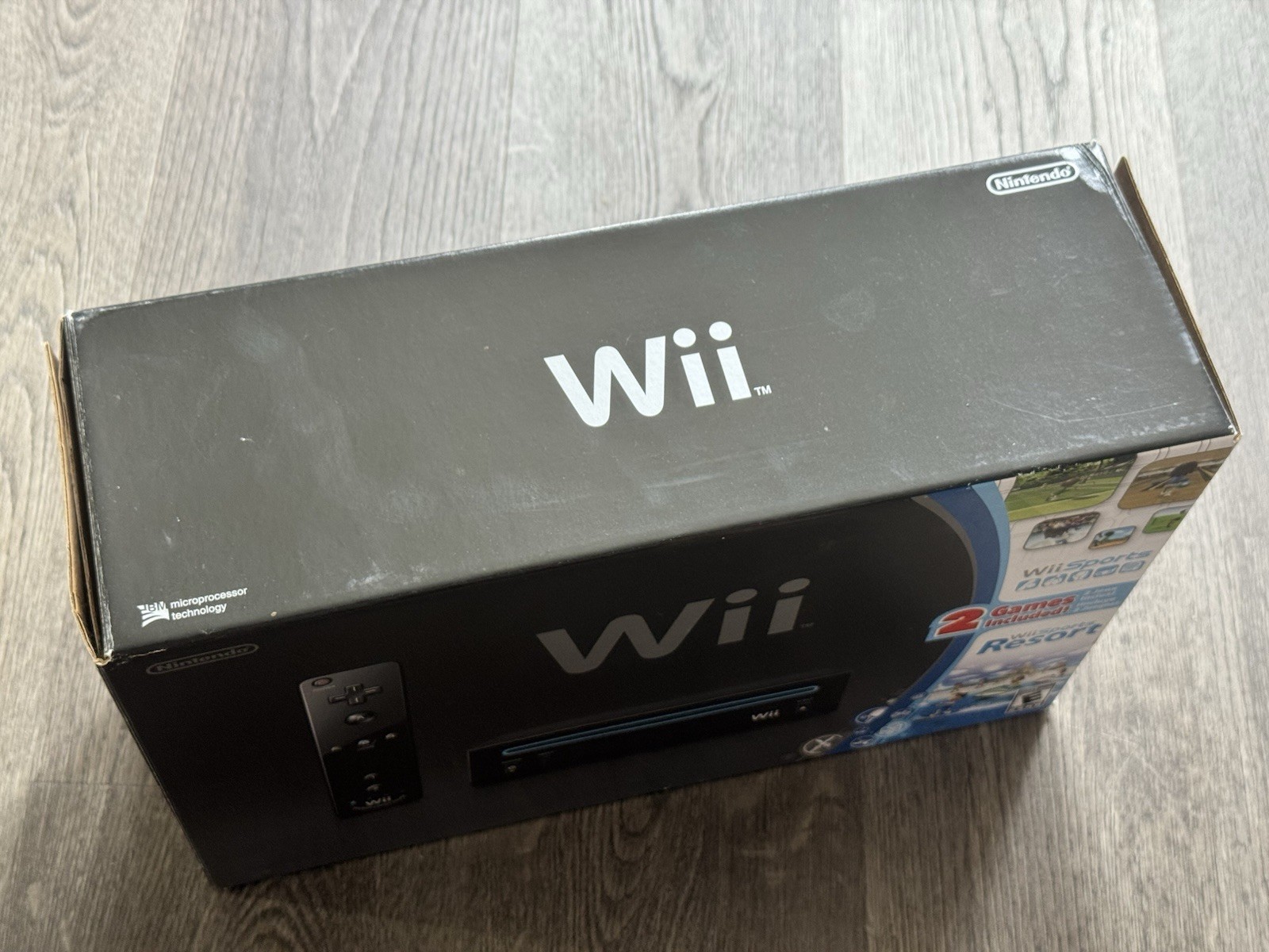Nintendo Wii With Wii Sports + Wii Sports Resort Black Console | Complete Tested