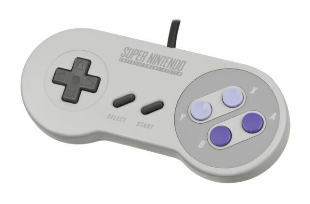Super Nintendo SNES Game Console Bundle with 1 OEM Controller Tested & Works!