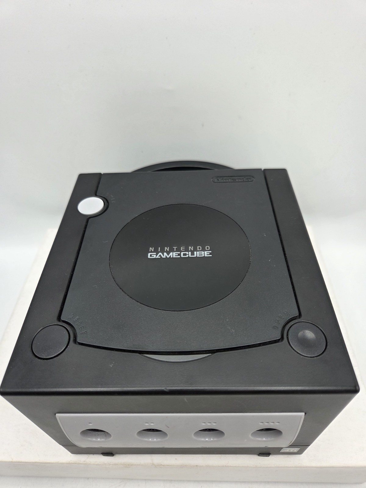 Nintendo GameCube DOL-001 Black System Console w/ 2 Controllers & Cords Tested