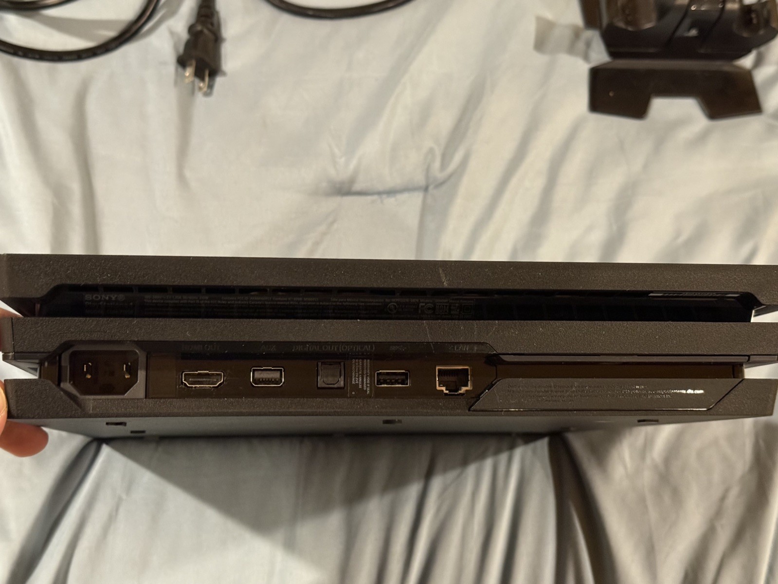 Sony PlayStation 4 Pro CUH-7115B Bundle | Controller, Charging Dock, 3 Games