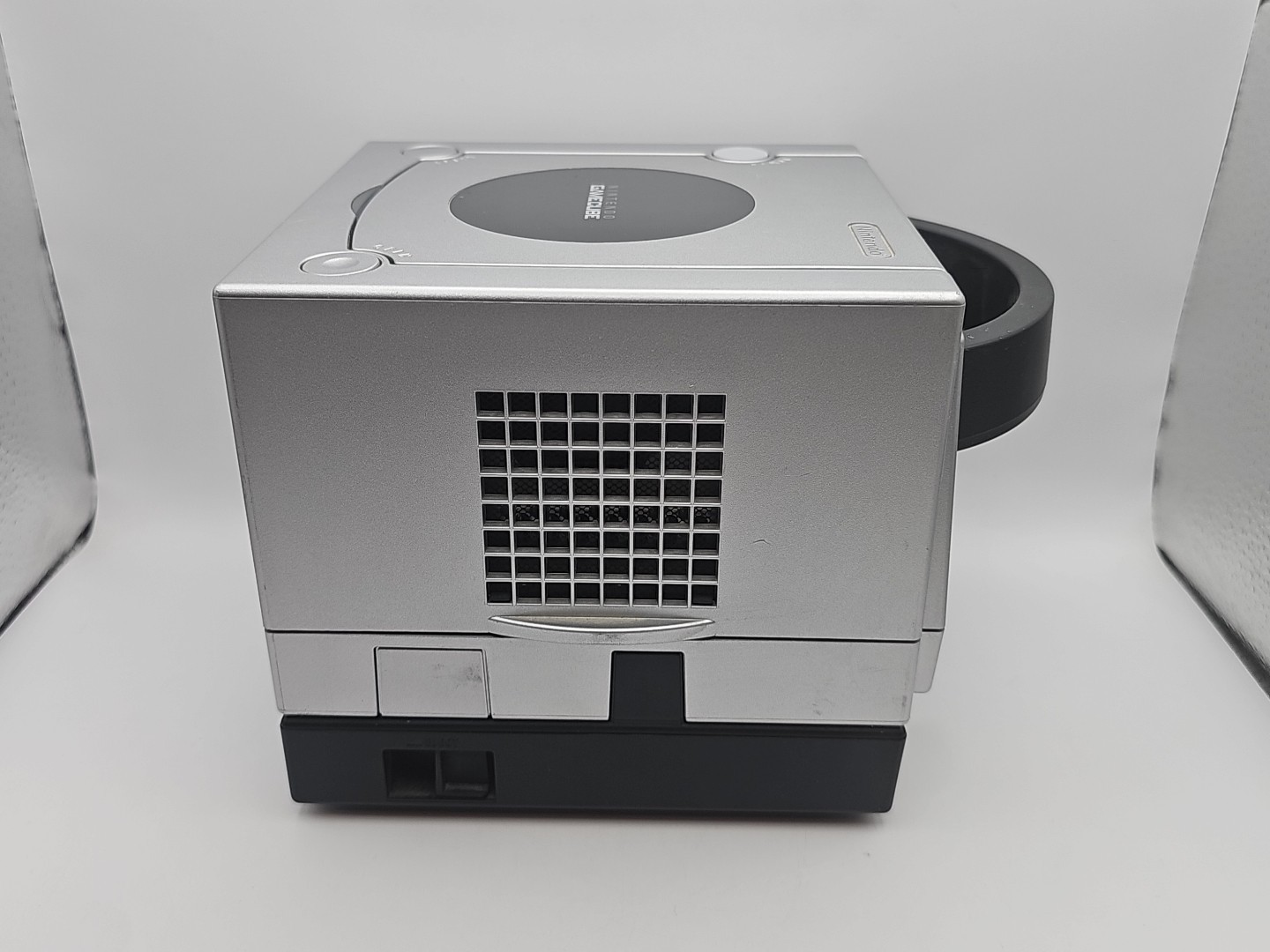 Nintendo Gamecube W/ Gameboy Player & Disc! 2 Controllers Including 1 Wavebird!