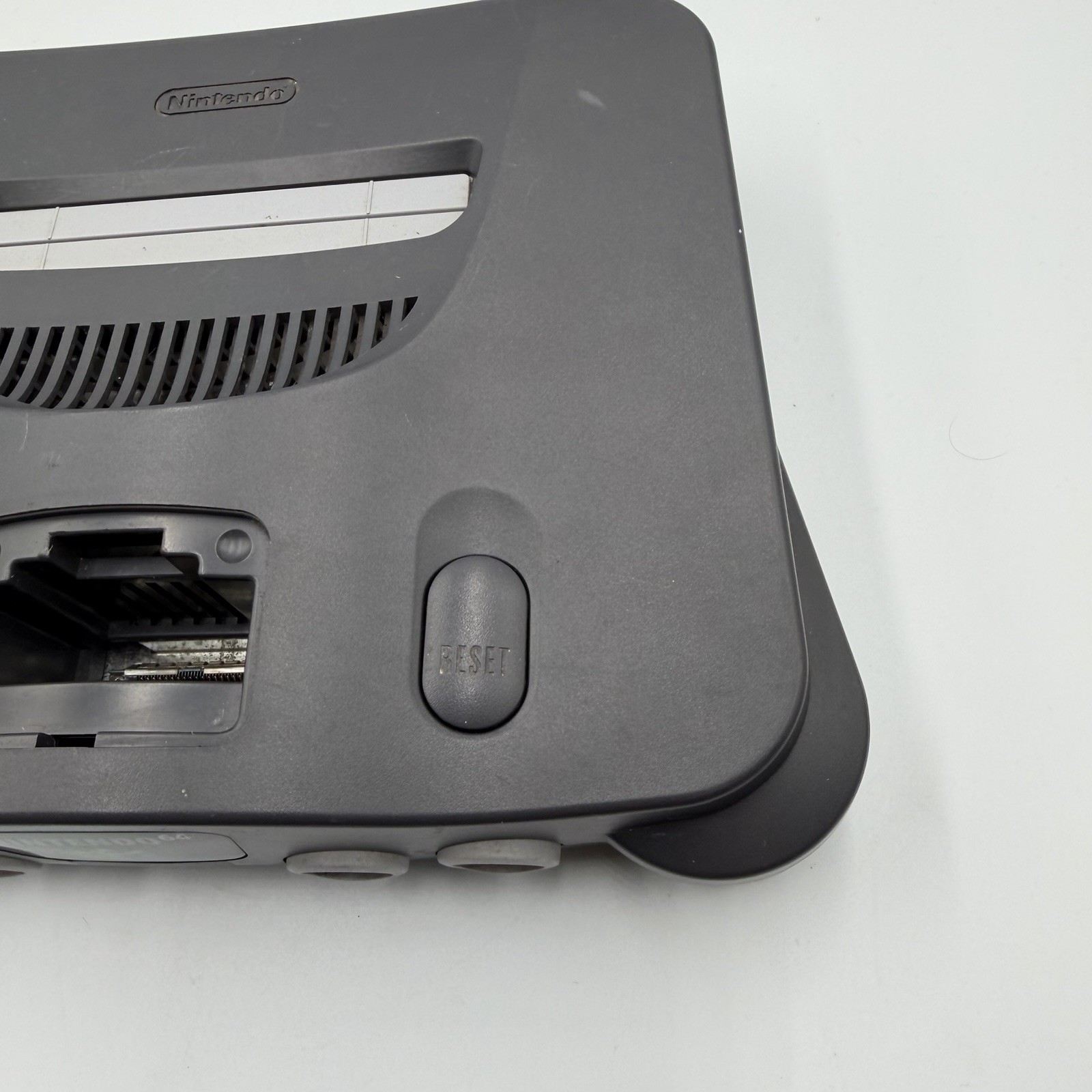 Nintendo 64 NUS-001(USA) Black Console Only Tested Working. Needs Expansion
