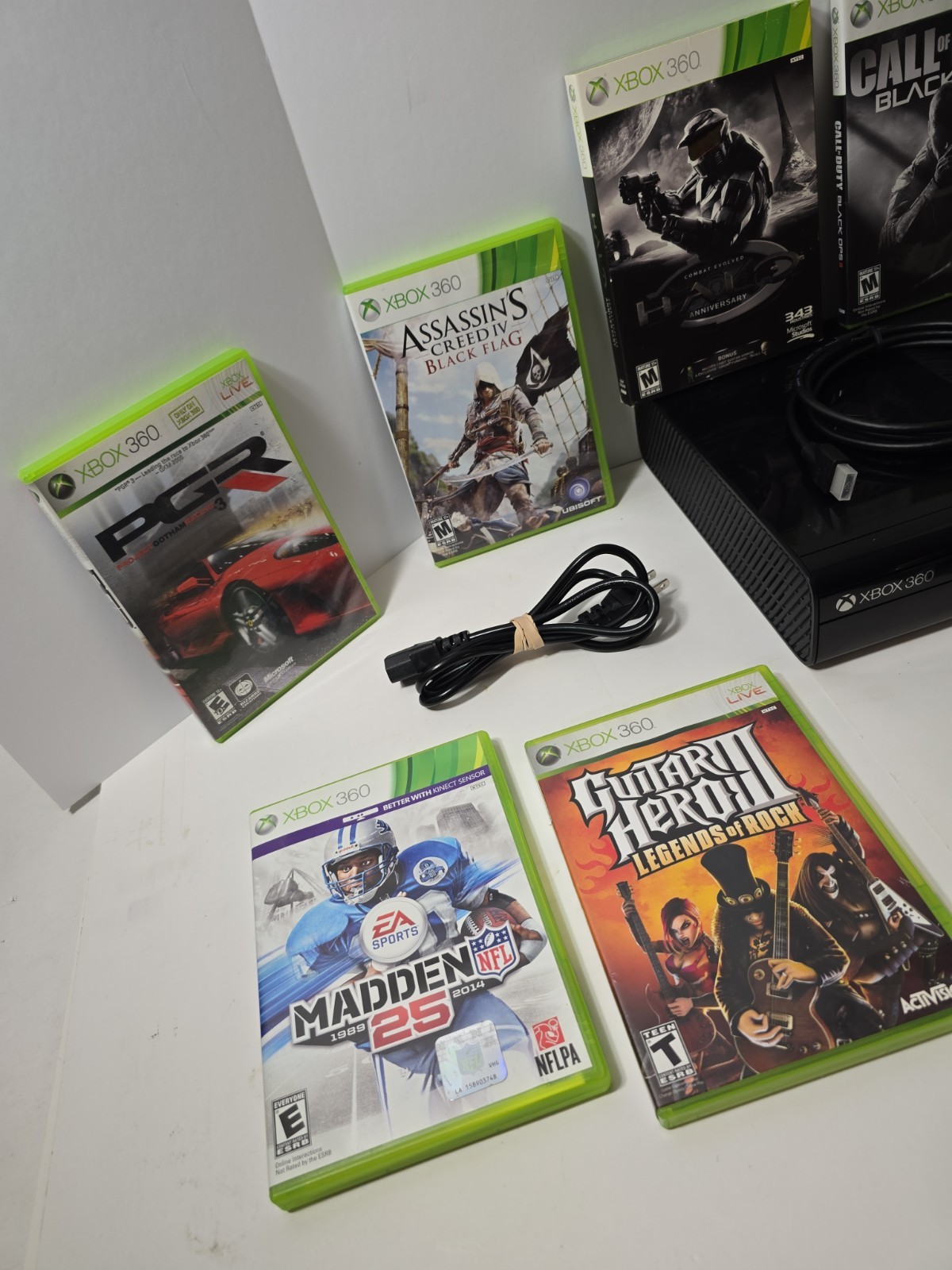 Xbox 360E 250GB Console Bundle & 10 GAMES! CLEAN/TESTED! SHIPS FREE TODAY 🔥