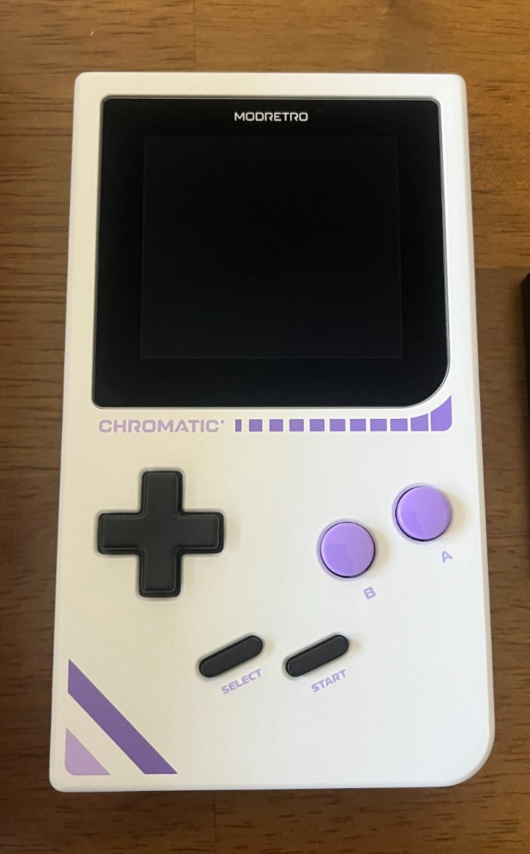 Mod Retro Chromatic Cloud Game Boy CIB w/ Everdrive GB X5, 64GB Sandisk Micro SD