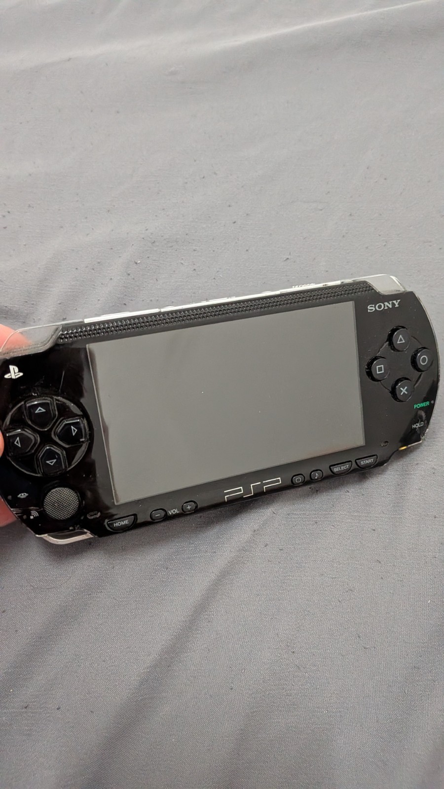 Sony PSP-1001 Black Handheld Console Only – Works GREAT! – No Battery Cover