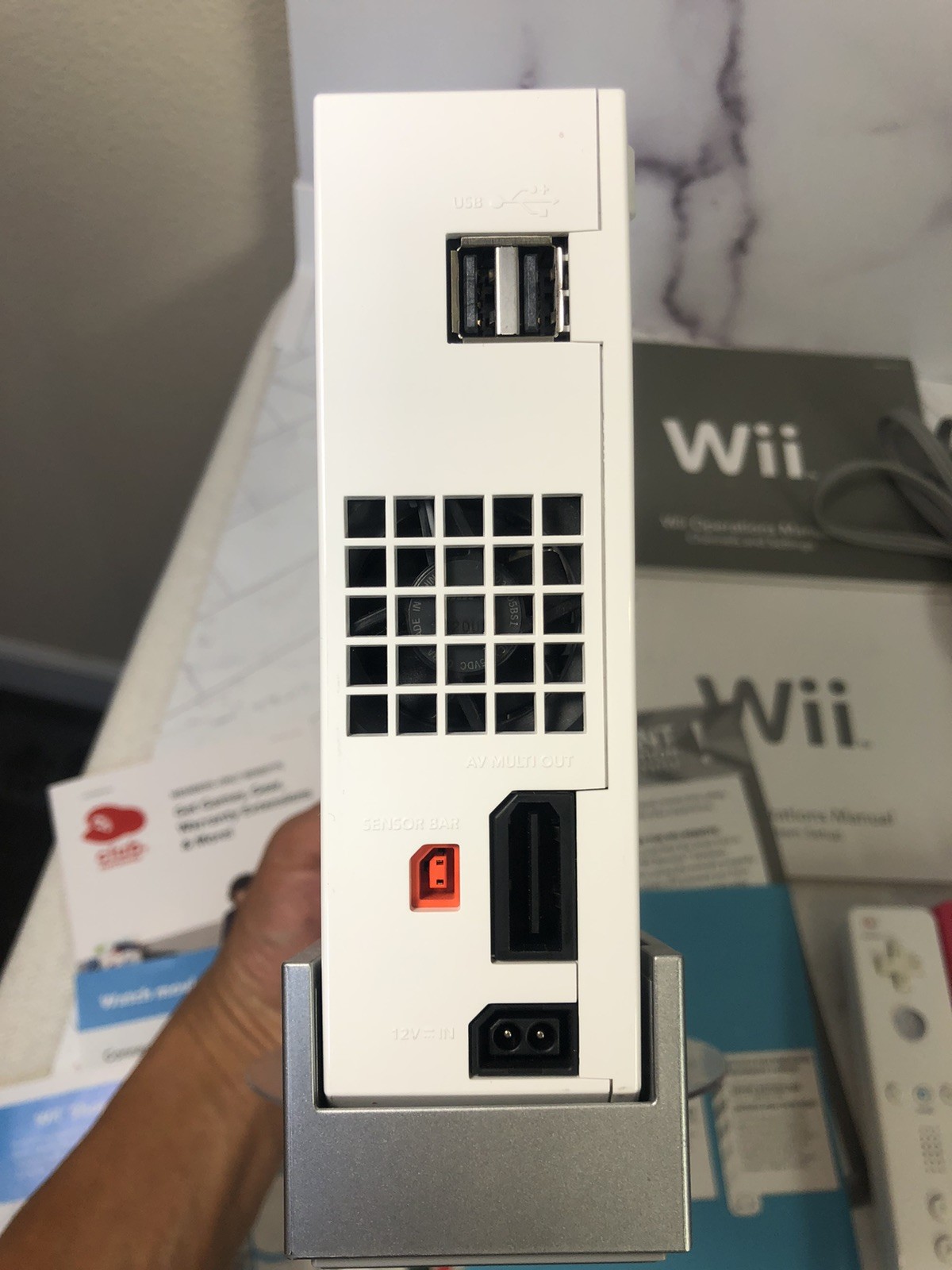 Nintendo Wii Console Bundle w/ 4 Controllers + 4 Motion Plus + 4 Nunchucks OEM!