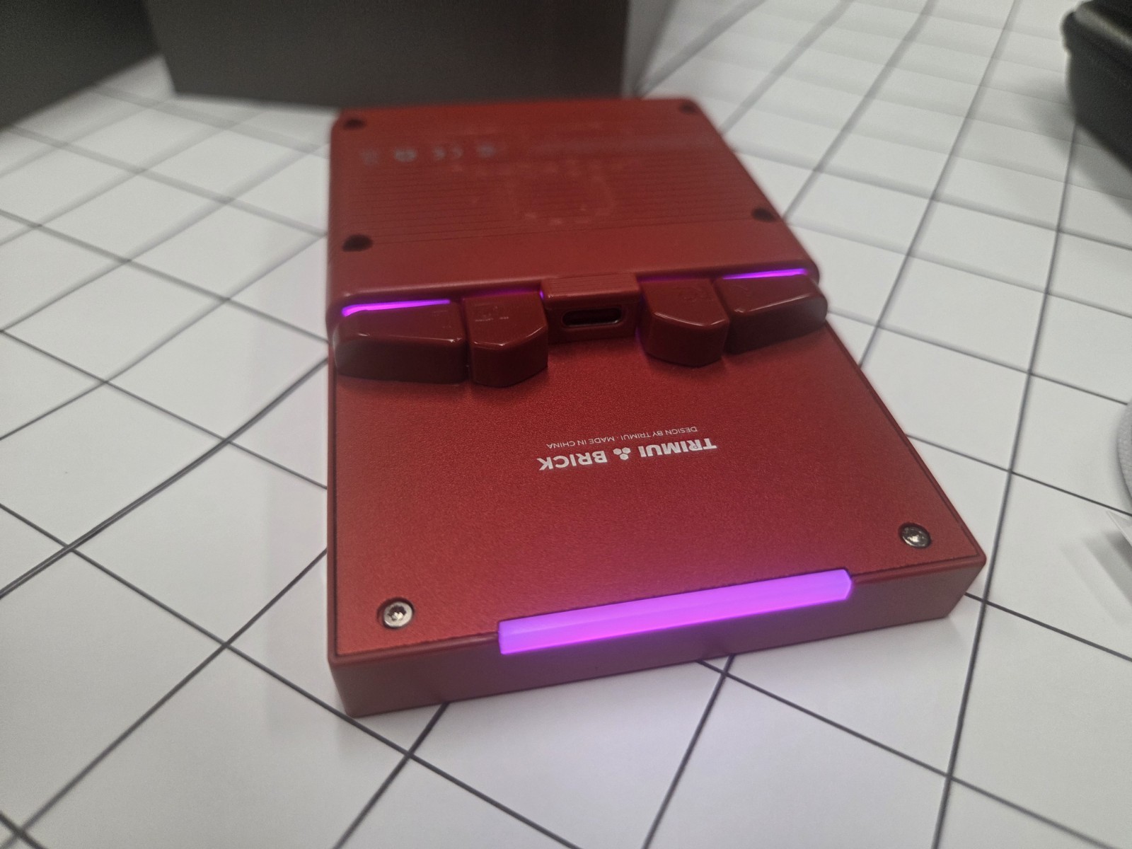 Trimui Brick Handheld Console (Red) – Premium MinUI Next Setup